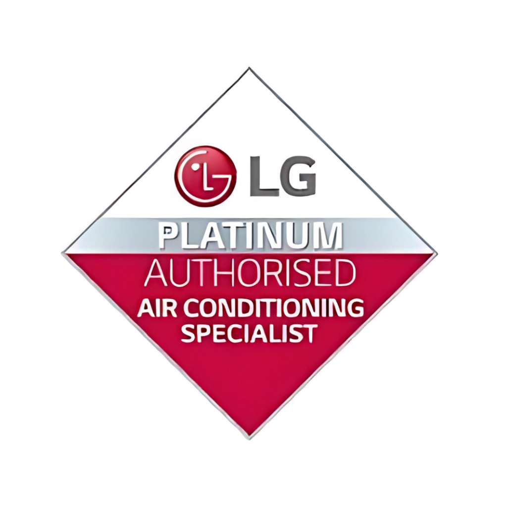 Official LG AIR CONDITIONING badge